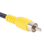 2 RCA 암컷 to 1 RCA 수컷 Y 분배기 비디오 케이블 어댑터, 길이: 26.5cm, 1 RCA 수컷 to 2 RCA 암컷