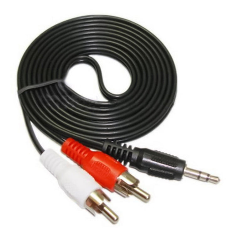 고품질 잭 3.5mm 스테레오 to RCA 수컷 오디오 케이블, 길이: 5m, 고품질, 길이: 5m