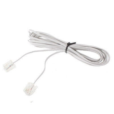 2코어 RJ11 to RJ11 전화 케이블, 길이: 3m, 길이: 3m