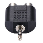 RCA 암-3.5mm 수 잭 오디오 Y 어댑터, 2 RCA 암-3.5mm, 2 RCA(AV) 암-3.5mm