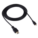 1.5m 마이크로 HDMI to HDMI 19핀 케이블, 1.4 버전, 3D 지원, HDMI 수컷, 3D 지원, 길이: 1.5m