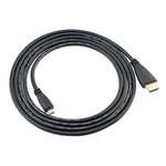 1.5m 마이크로 HDMI to HDMI 19핀 케이블, 1.4 버전, HDMI 수컷, 길이: 1.5m