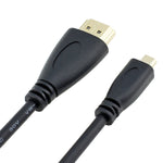 1.5m 마이크로 HDMI to HDMI 19핀 케이블, 1.4 버전, HDMI 수컷, 길이: 1.5m
