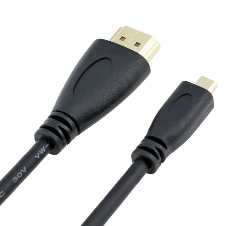 1.5m 마이크로 HDMI to HDMI 19핀 케이블, 1.4 버전, HDMI 수컷, 길이: 1.5m