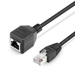 RJ45 암-수 Cat 네트워크 연장 케이블, 길이: 30cm, 30cm RJ45 수컷