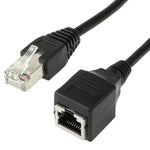 RJ45 암-수 Cat 네트워크 연장 케이블, 길이: 30cm, 30cm RJ45 수컷