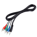 1.5m 잭 3.5mm RGB 컴포넌트 비디오 케이블, 3.5mm to 3 RCA, 길이: 1.5m