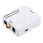 디지털 to 아날로그 오디오 컨버터 / 미니 오디오 디코더, 크기: 72 x 55 x 20mm, Spdif+Coaxial to 2RCA+3.5mm