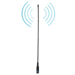 NAGOYA NA-771 144/430MHz 듀얼 밴드 유연한 스프링 채찍 SMA-F 휴대용 라디오 안테나 워키토키용, 안테나 길이: 38cm