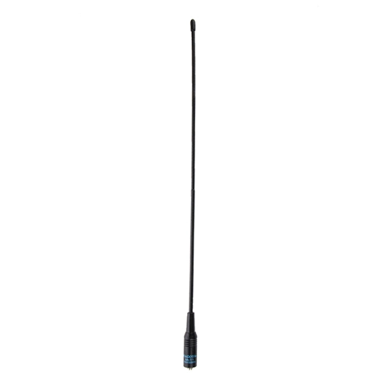 NAGOYA NA-771 144/430MHz 듀얼 밴드 유연한 스프링 채찍 SMA-F 휴대용 라디오 안테나 워키토키용, 안테나 길이: 38cm