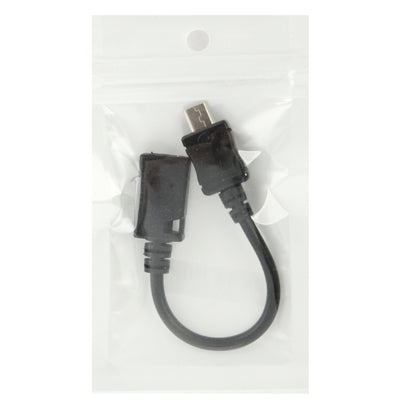 미니 USB 암컷 to 마이크로 USB 수컷 케이블 어댑터, 길이: 13cm