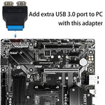 2 x USB 3.0 AF to 20핀 어댑터, 어댑터