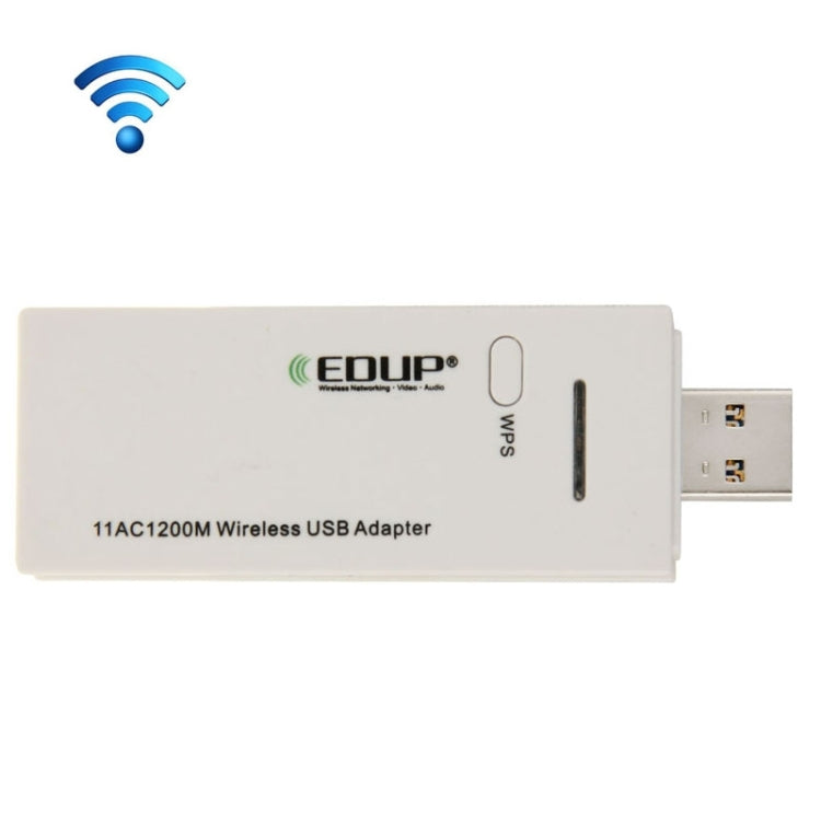 EDUP AC-1601 802.11AC 1200M 듀얼 밴드 USB 3.0 와이파이 무선 어댑터, AC-1601 1200Mbps