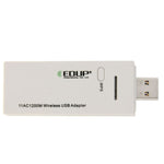 EDUP AC-1601 802.11AC 1200M 듀얼 밴드 USB 3.0 와이파이 무선 어댑터, AC-1601 1200Mbps