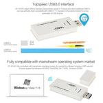 EDUP AC-1601 802.11AC 1200M 듀얼 밴드 USB 3.0 와이파이 무선 어댑터, AC-1601 1200Mbps