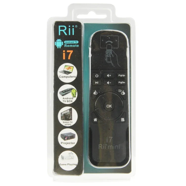 Rii i7 미니 무선 에어 마우스 키보드 리모컨 HTPC / 안드로이드 TV 박스 / Xbox360용, Rii i7
