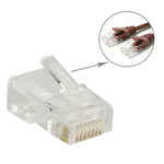 100개입 /팩 RJ45 커넥터 모듈러 플러그, 골드: 3u, 골드: 3u