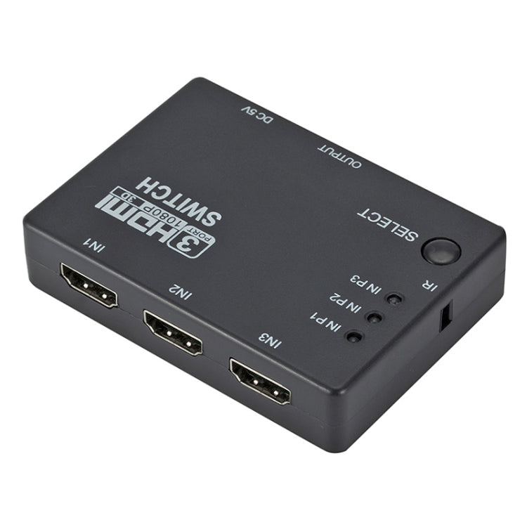 풀 HD 1080P 3D HDMI 3x1 스위치 IR 리모컨 포함, IR 리모컨 포함