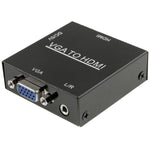 HD 1080P HDMI 미니 VGA to HDMI 스케일러 박스 오디오 비디오 디지털 변환기 어댑터 PC / HDTV용, HD 1080P