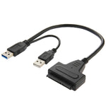 USB 2.0 / USB 3.0 to SATA 케이블 2.5인치 HDD 보호 박스 포함, 최대 4TB 지원 속도, USB 3.0 to SATA with USB(B)