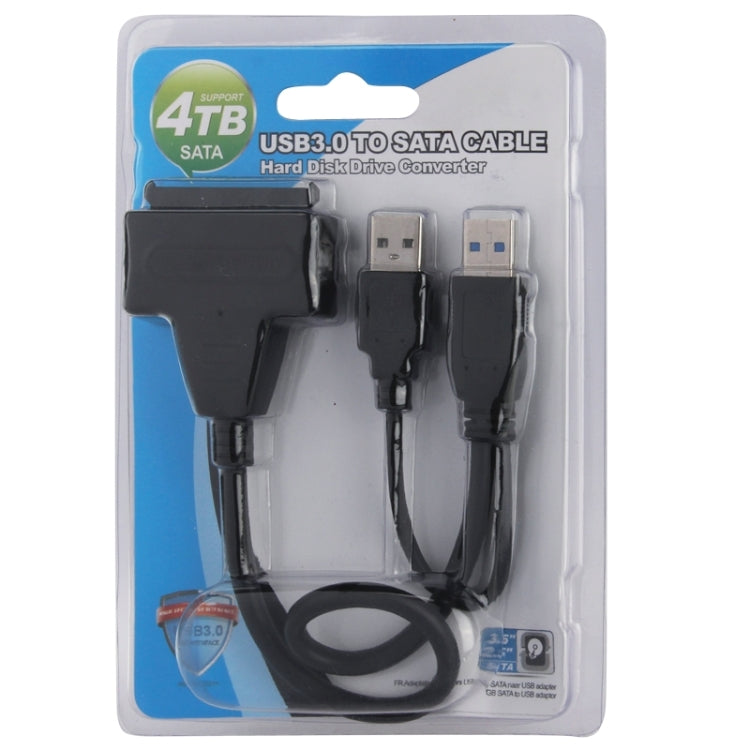 USB 2.0 / USB 3.0 to SATA 케이블 2.5인치 HDD 보호 박스 포함, 최대 4TB 지원 속도, USB 3.0 to SATA with USB(B)