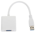 USB 3.0 to VGA 다중 디스플레이 어댑터 변환기 외장 비디오 그래픽 카드, USB 3.0