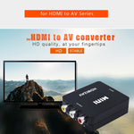VK-126 미니 HD HDMI to AV/CVBS 비디오 변환기 어댑터, HDMI to AV/CVBS