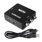 VK-126 미니 HD HDMI to AV/CVBS 비디오 변환기 어댑터, HDMI to AV/CVBS