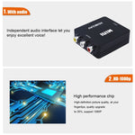 VK-126 미니 HD HDMI to AV/CVBS 비디오 변환기 어댑터, HDMI to AV/CVBS