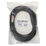 디지털 오디오 광섬유 케이블 Toslink M to M, 외경: 5.0mm, 길이: 5m, 5m