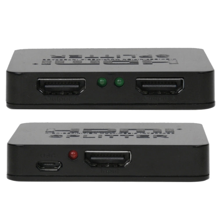 미니 풀 HD 4K 1x2 HDMI 3D V1.4b 분배기 HDTV / STB / DVD / 프로젝터 / DVR용, HDMI V1.4b