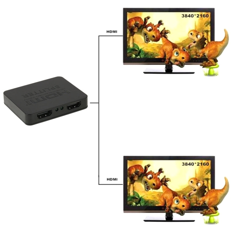 미니 풀 HD 4K 1x2 HDMI 3D V1.4b 분배기 HDTV / STB / DVD / 프로젝터 / DVR용, HDMI V1.4b