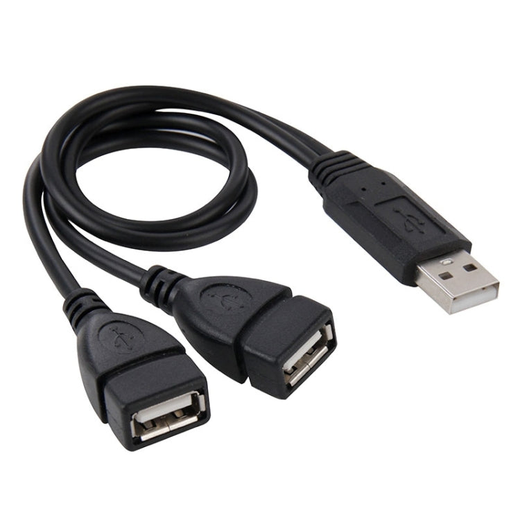 컴퓨터/노트북용 USB 2.0 수컷에서 2개의 듀얼 USB 암잭 어댑터 케이블, 길이: 약 30cm, USB 2.0 AM에서 2 USB 2.0 AF