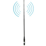 RH660S 듀얼 밴드 144/430MHz 고이득 SMA-F 텔레스코픽 휴대용 라디오 안테나 워키토키용, 안테나 길이: 108.5cm