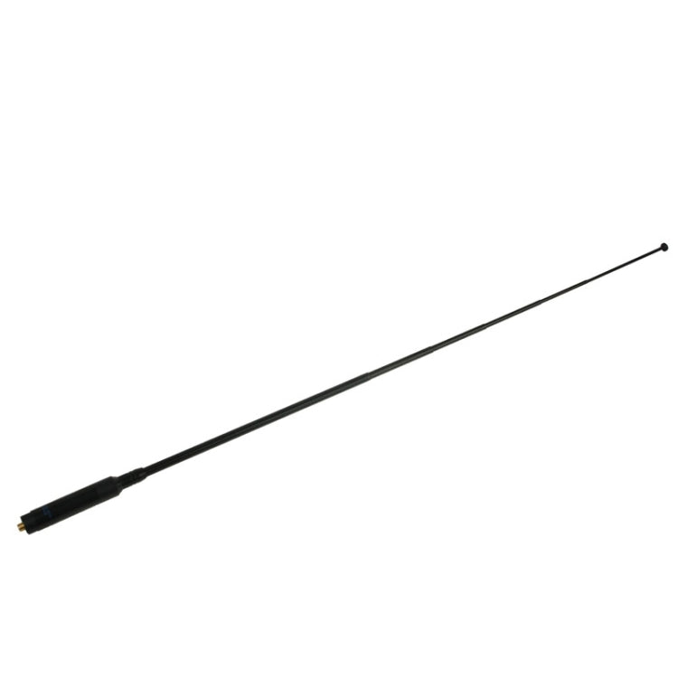 RH660S 듀얼 밴드 144/430MHz 고이득 SMA-F 텔레스코픽 휴대용 라디오 안테나 워키토키용, 안테나 길이: 108.5cm