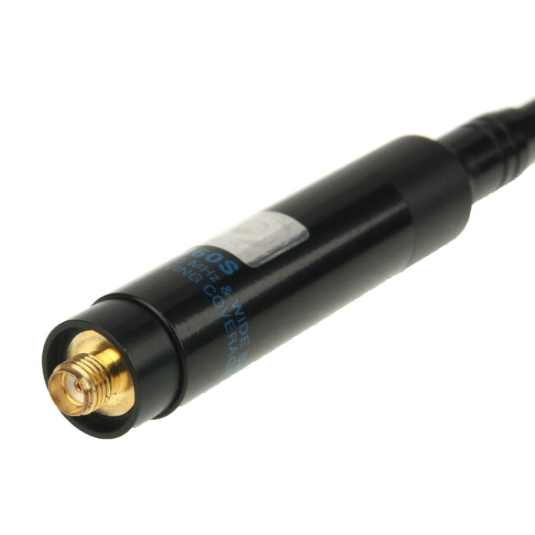 RH660S 듀얼 밴드 144/430MHz 고이득 SMA-F 텔레스코픽 휴대용 라디오 안테나 워키토키용, 안테나 길이: 108.5cm