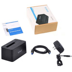 ORICO 6619US3 5Gbps 슈퍼 스피드 USB 3.0에서 SATA 하드 드라이브 도킹 스테이션 2.5인치 / 3.5인치 하드 드라이브용, 6619US3