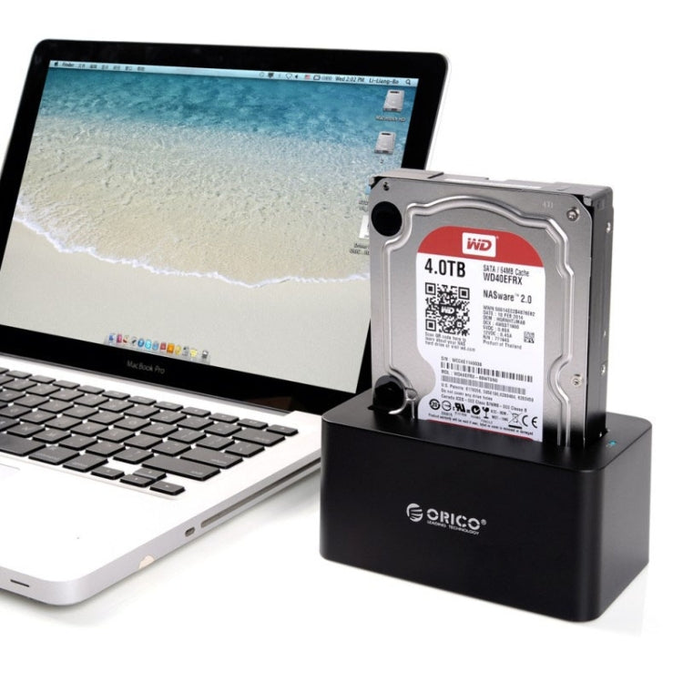 ORICO 6619US3 5Gbps 슈퍼 스피드 USB 3.0에서 SATA 하드 드라이브 도킹 스테이션 2.5인치 / 3.5인치 하드 드라이브용, 6619US3