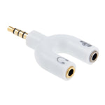 3.5mm 스테레오 수-3.5mm 헤드폰 및 마이크 암 스플리터 어댑터