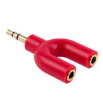 3.5mm 스테레오 수-듀얼 3.5mm 스테레오 암 스플리터 어댑터