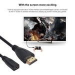 20cm HDMI 수-마이크로 HDMI 암 어댑터 케이블, HDMI-마이크로 HDMI