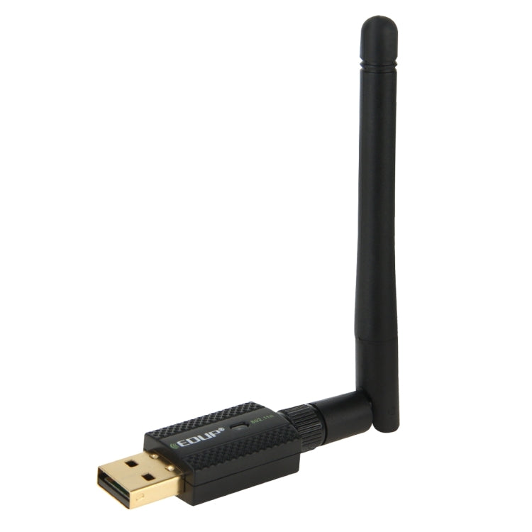 EDUP EP-N1581 미니 USB 와이파이 802.11n/g/b 300Mbps 2.4GHz 무선 어댑터 외장 안테나, EP-N1581