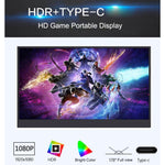 15.6인치 1080P LED 휴대용 디스플레이, HDR 지원, 15.6인치 1080P