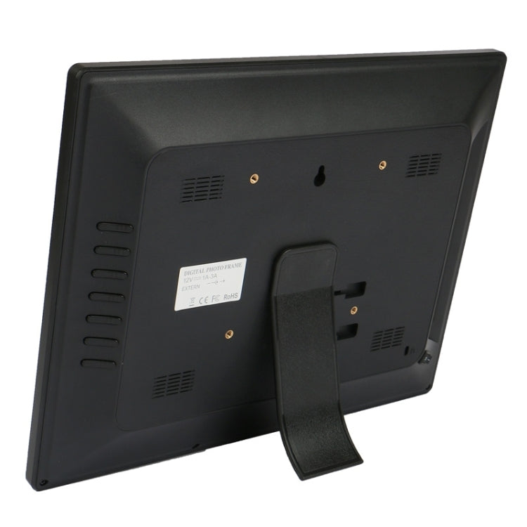 14인치 LED 디스플레이 멀티미디어 디지털 사진 액자 홀더 및 음악 및 영화 플레이어 포함, USB / SD / MS / MMC 카드 입력 지원