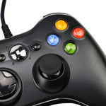 USB 2.0 유선 컨트롤러 게임패드 XBOX360용, 플러그 앤 플레이, 케이블 길이: 2.5m, XBOX360용, XBOX360용 (블랙)