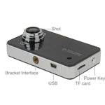 G200 720P VGA 2.4인치 LCD 화면 자동차 DVR 레코더, 100도 광각, 루프 녹화 / 모션 감지 지원, G200