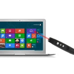 PP-1000 멀티미디어 프레젠테이션 리모컨 파워포인트 클릭커 2.4GHz RF 레이저 포인터 USB 수신기 포함
