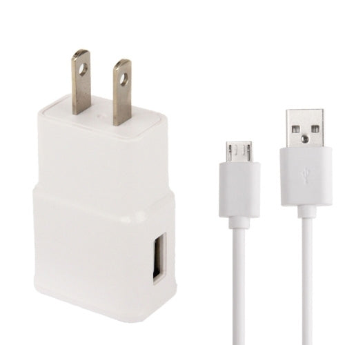 마이크로 5핀 USB 동기화 케이블 + 미국 플러그 여행용 충전기