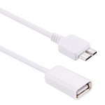 21cm 마이크로 USB 3.0 수컷 to USB 2.0 암컷 OTG 변환 어댑터 케이블
