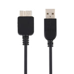 삼성 갤럭시 노트 III / N9000용 USB 2.0 AF to Micro-B + USB 2.0 OTG 케이블, 전원 포함, 길이: 24cm (블랙)